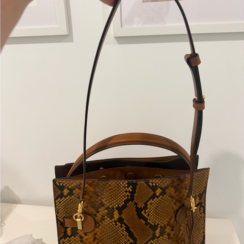Tory Burch Lee Radziwll exotic double bag - Picture 11 of 15